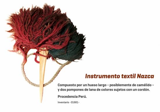 Textiles: Instrumento Nazca